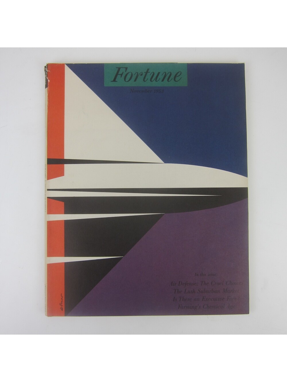 Vintage FORTUNE Magazine November 1953 Chrysler Oldsmobile General Electric Ads